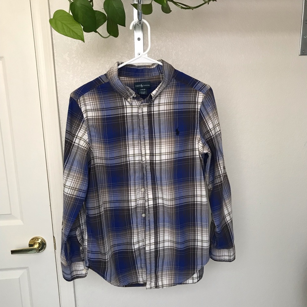 Ralph Lauren Men’s Plaid Button Up Shirt